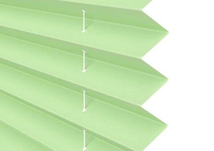 Solaris, Limeade - Stick Fit Pleated Blind - Image 4